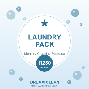 Laundry Pack, R250 per month from Dream Clean
